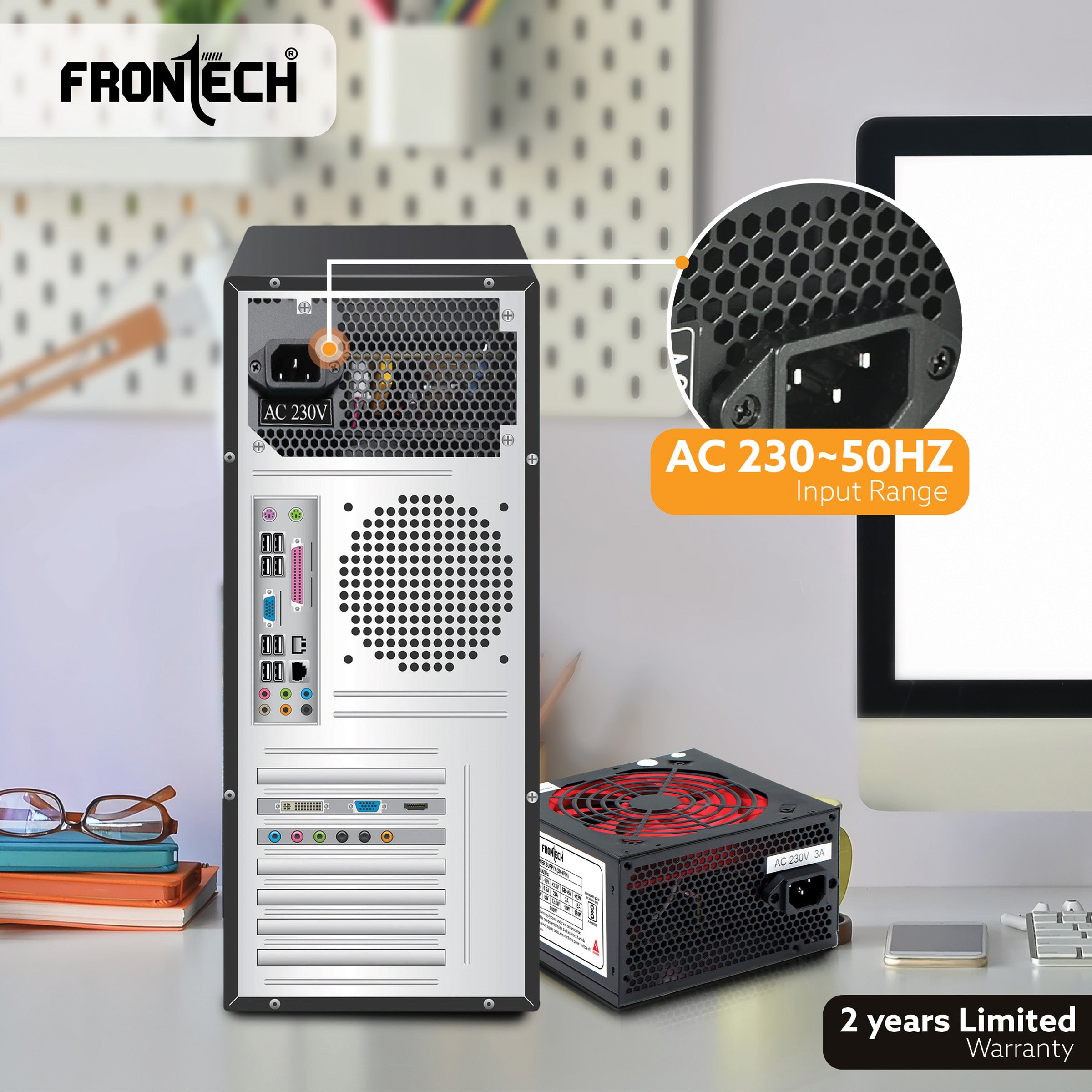 Frontech 800 Watts SMPS Power Supply Unit (PS-0006) Frontech 800 Watts SMPS Power Supply Unit (PS-0006)